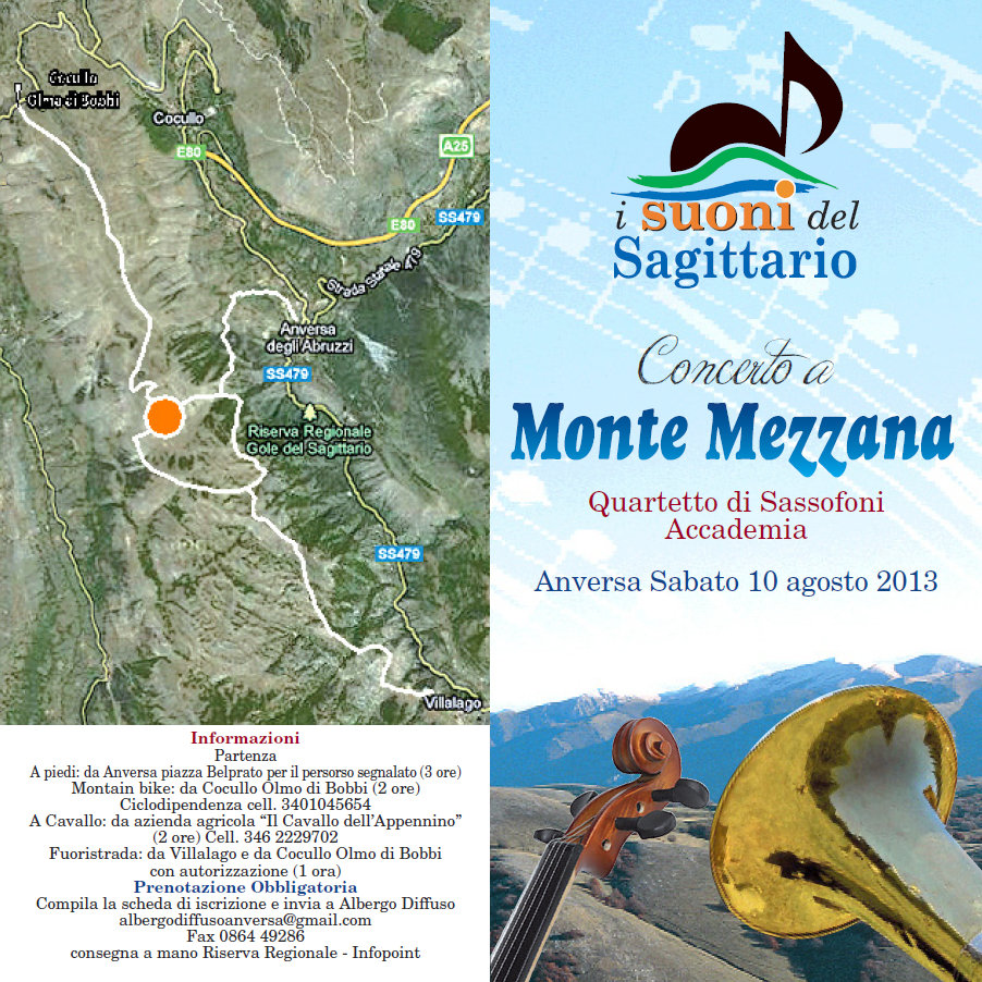 Concerto monte mezzana i suoni i del saggittario