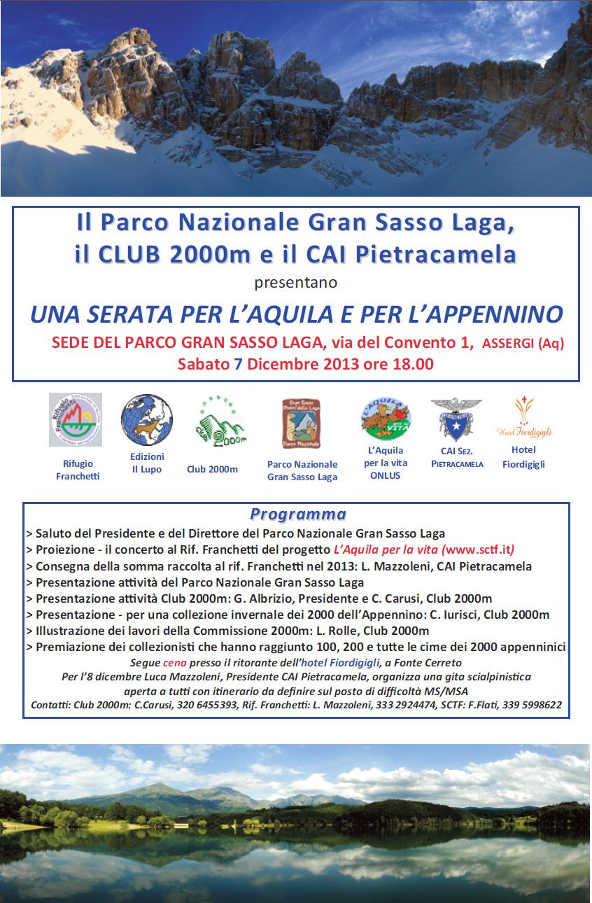 Serata col Cai Club 2000